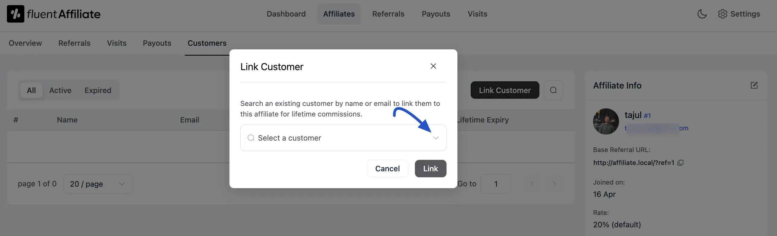 Link Customer