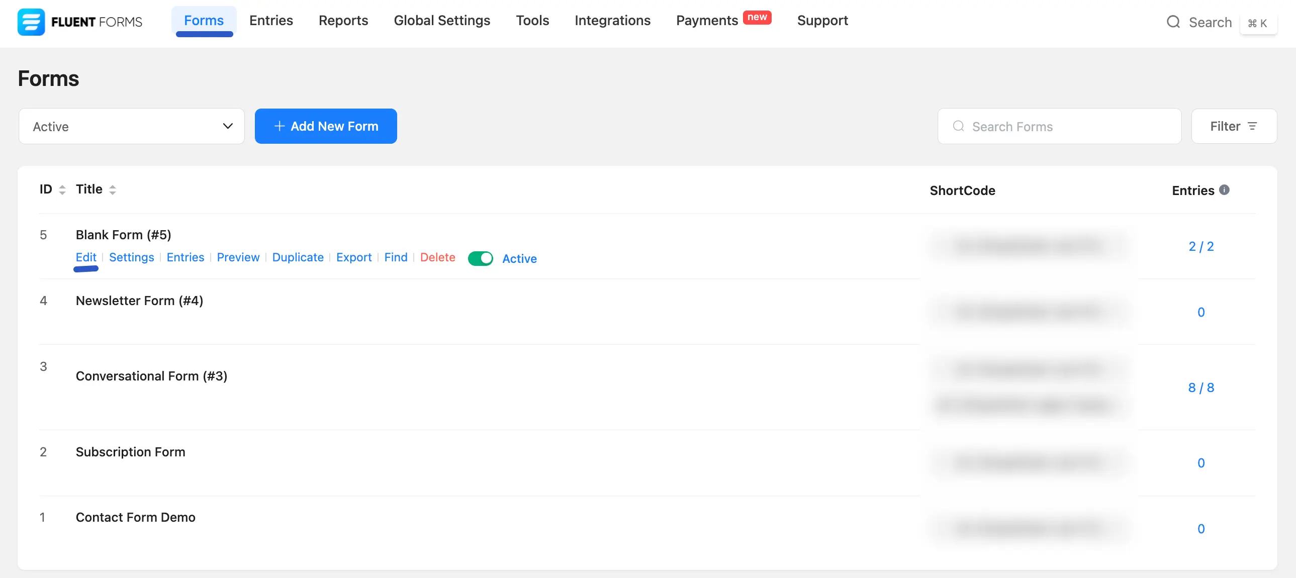 Configure Forms