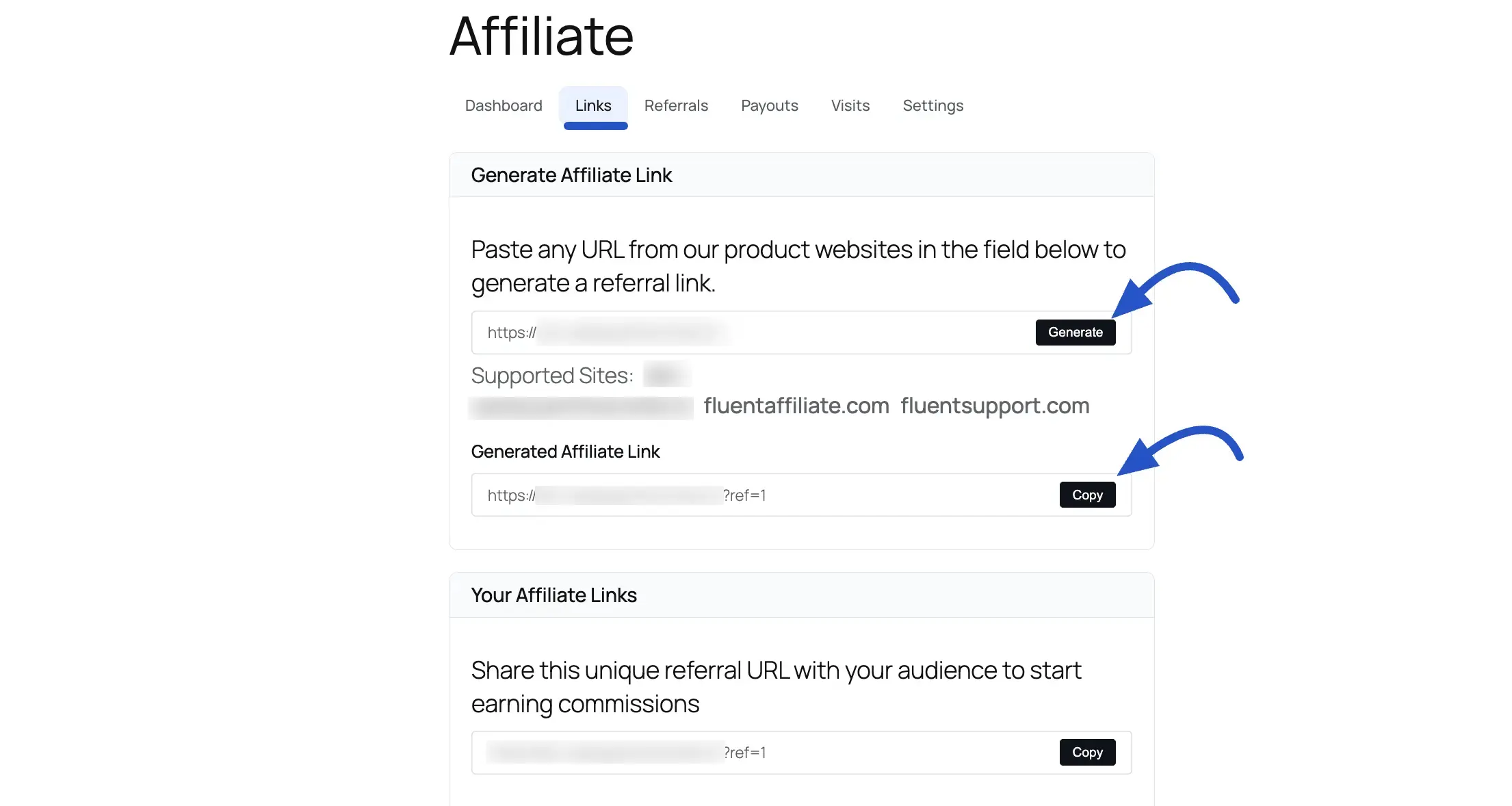 Copy Affiliate Link
