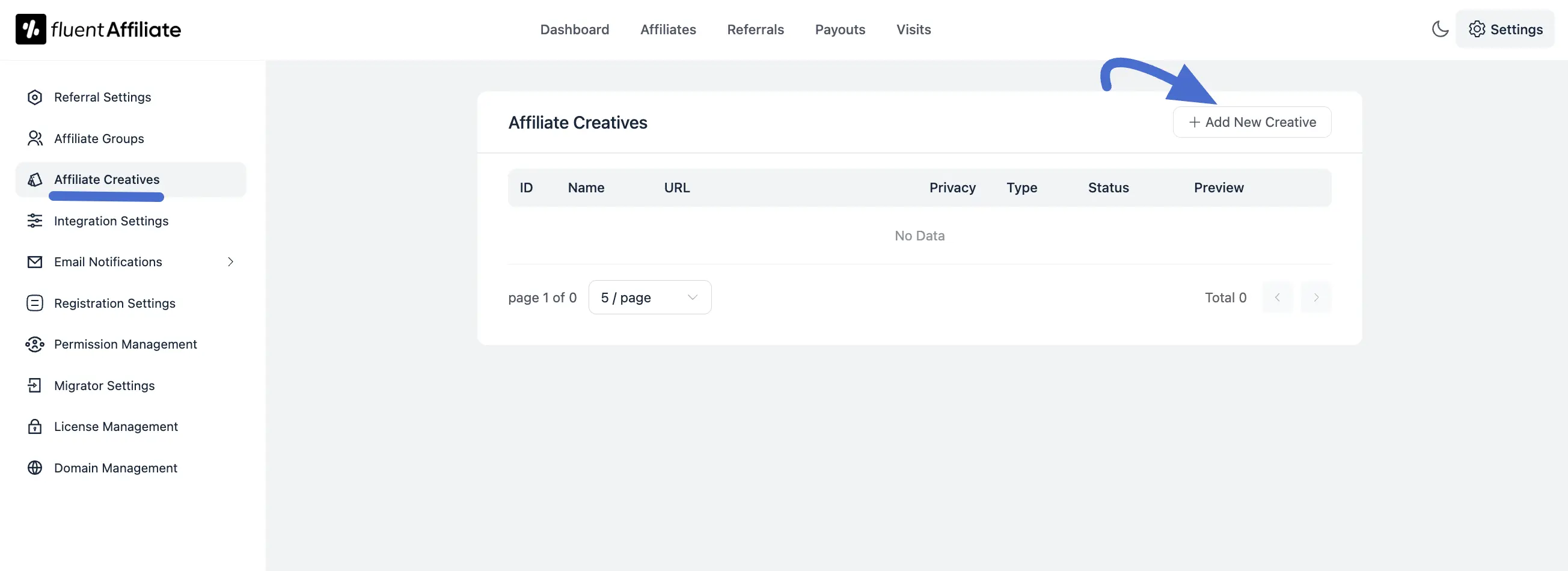 Access Affiliate Creatives