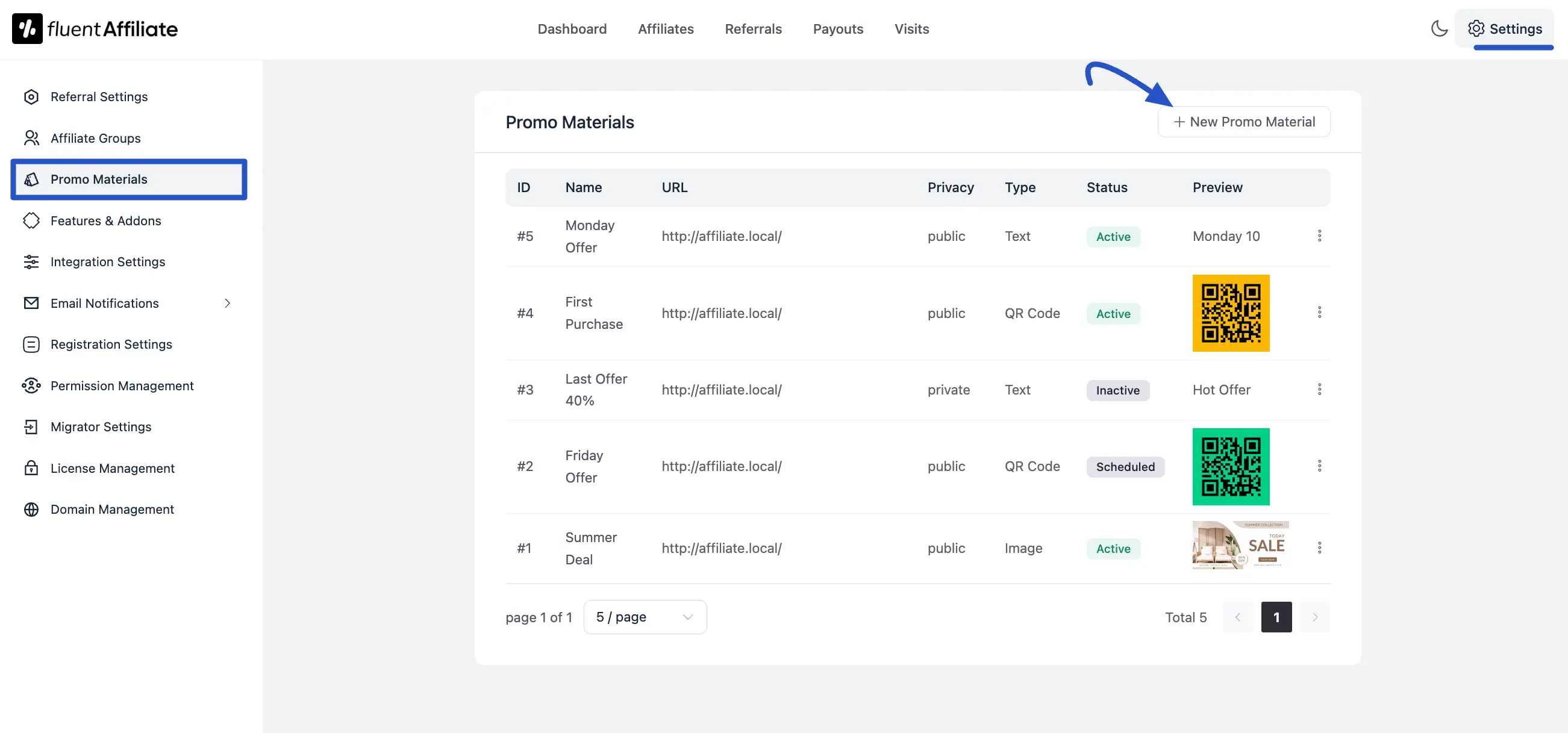 Access Accessing Promo Materials