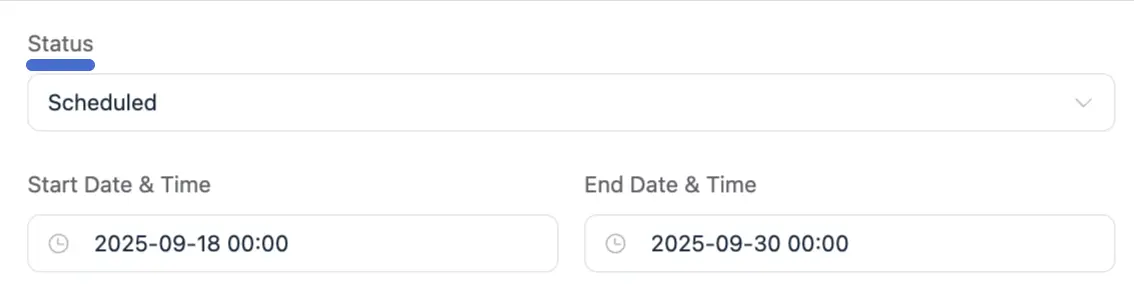 Schedule Your Promo Materials